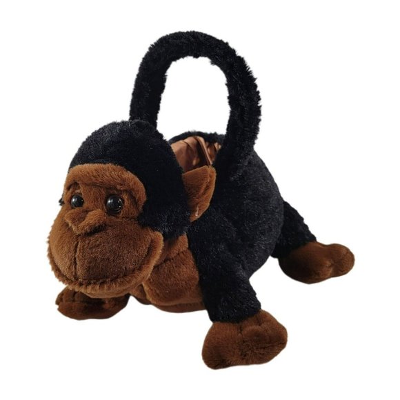 Dan Dee Collectors Choice Plush Stuffed Monkey Easter Basket Brown NWOT - Picture 2 of 9